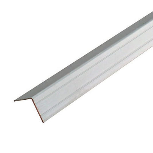Г-образна лайстна полирано сребро - 24х10 мм