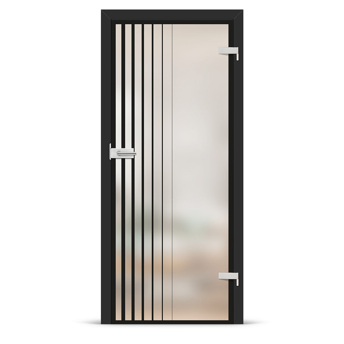 Врата ERKADO - GRAF 41, Цвят: ST CPL Черно от Флор Декор