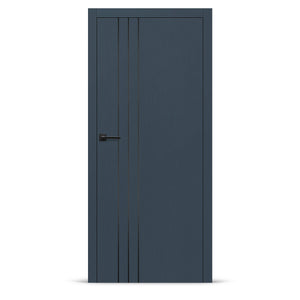 Фурнированa интериорнa вратa интарзия LUX 103 - черно