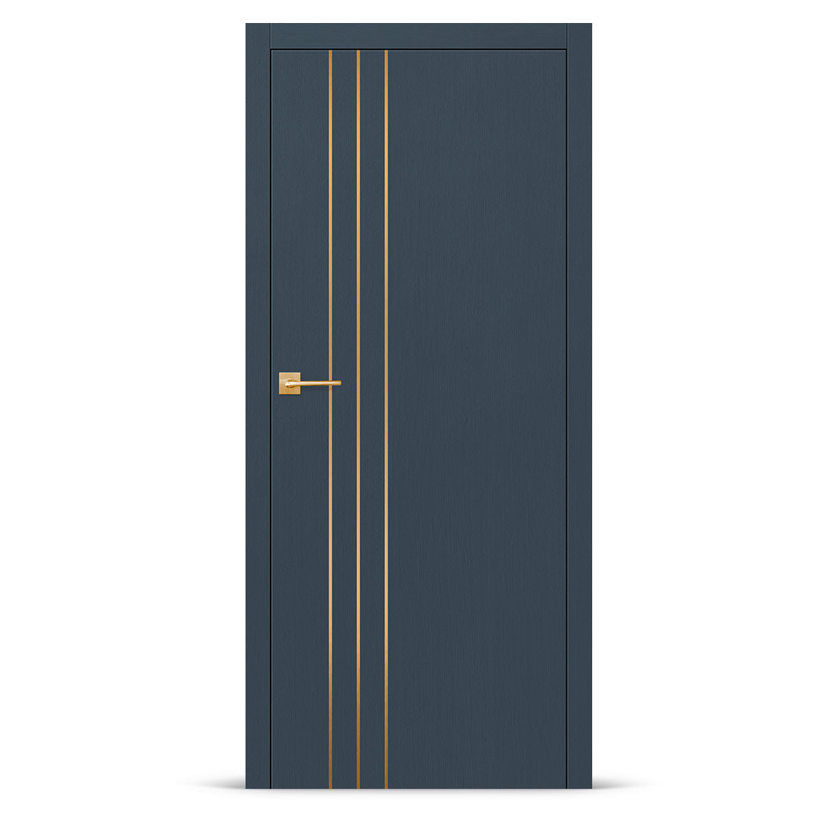 Фурнированa интериорнa вратa интарзия LUX 103 - четкано злато