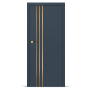 Фурнированa интериорнa вратa интарзия LUX 103 - четкано злато