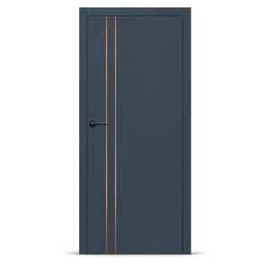 Фурнированa интериорнa вратa интарзия LUX 104 - четкана мед