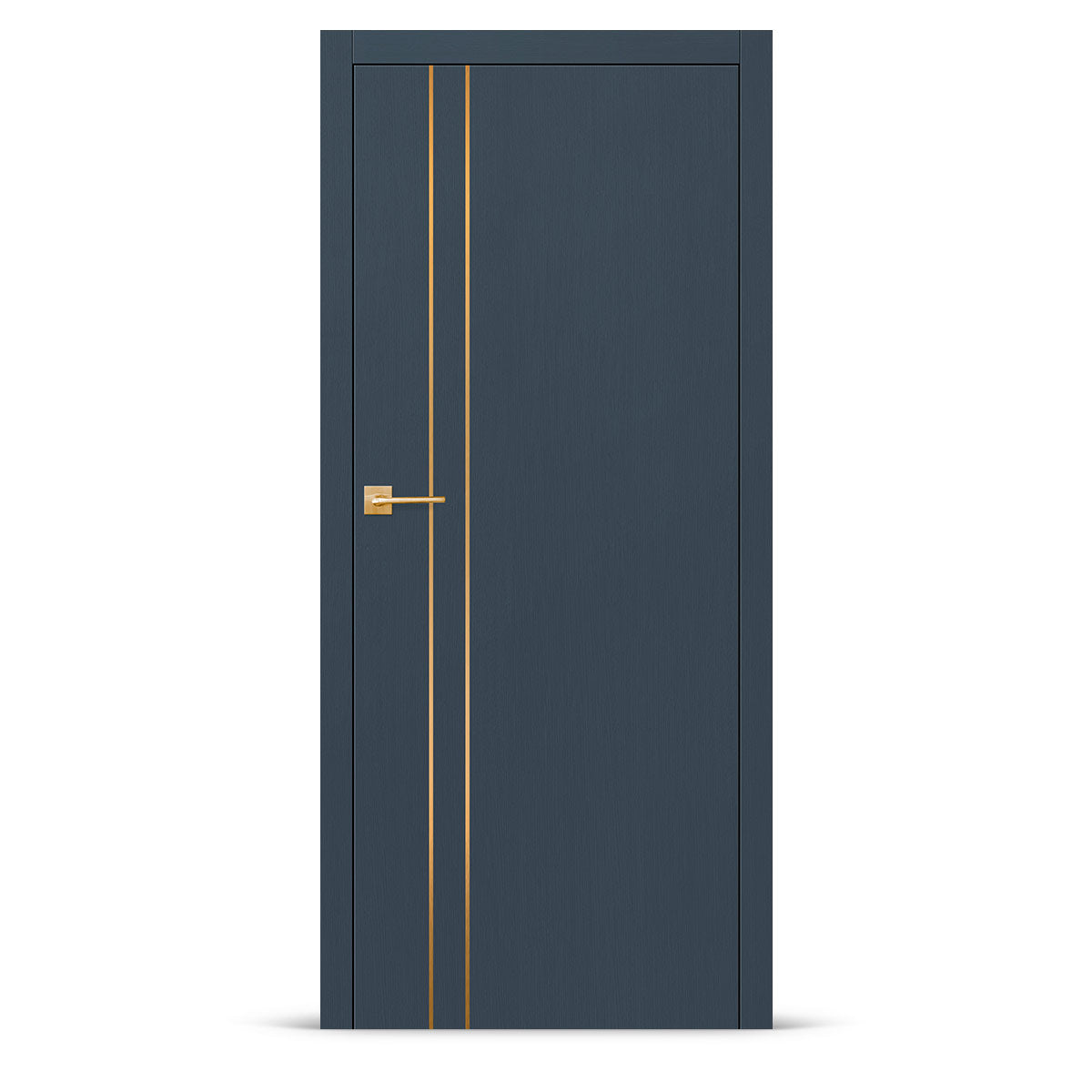Фурнированa интериорнa вратa интарзия LUX 104 - четкано злато
