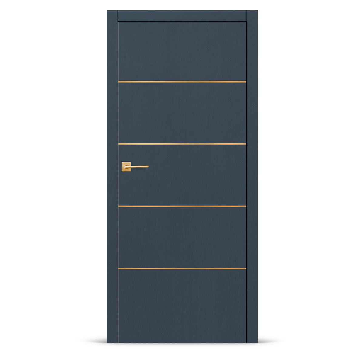 Фурнированa интериорнa вратa интарзия LUX 107 - четкано злато