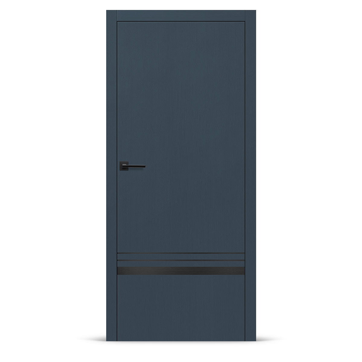 Фурнированa интериорнa вратa интарзия LUX 118 - черно