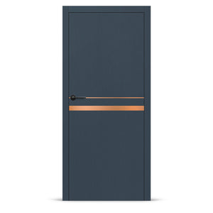 Фурнированa интериорнa вратa интарзия LUX 119 - четкана мед
