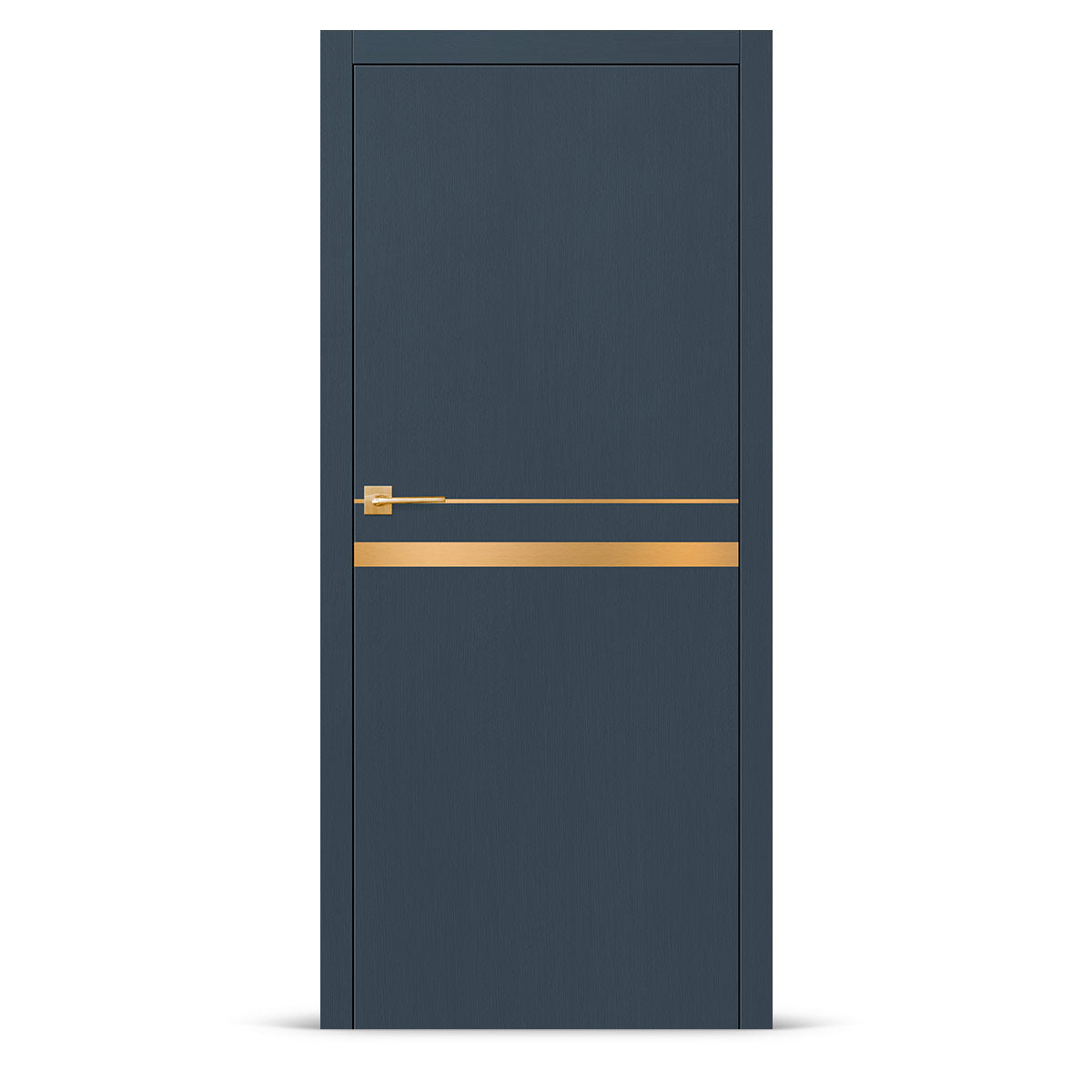 Фурнированa интериорнa вратa интарзия LUX 119 - четкано злато