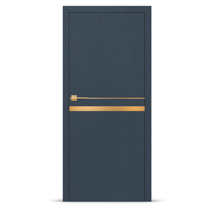 Фурнированa интериорнa вратa интарзия LUX 119 - четкано злато