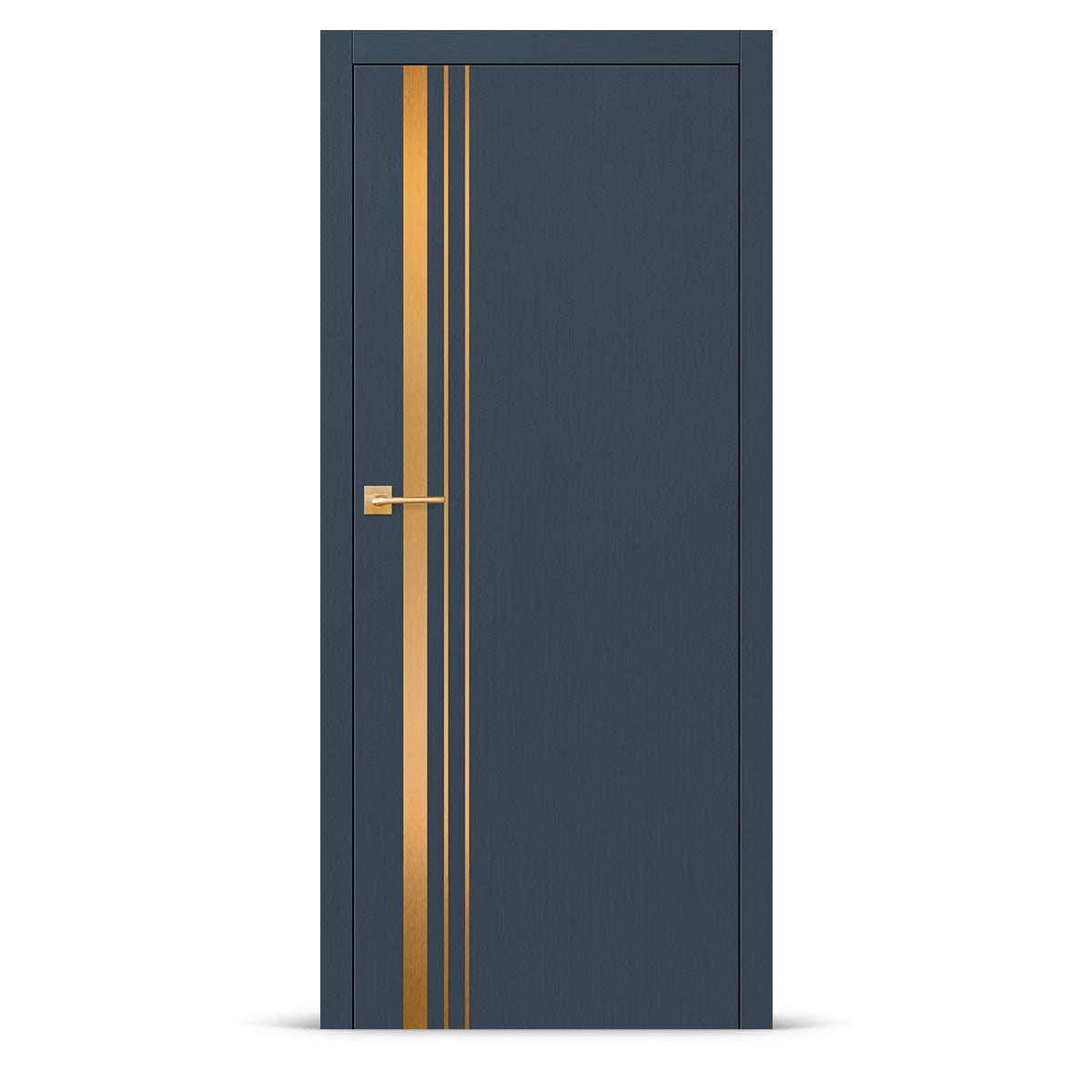 Фурнированa интериорнa вратa интарзия LUX 121 - четкано злато
