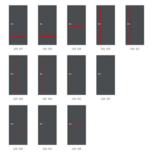 Интарзия LUX 620 - червена