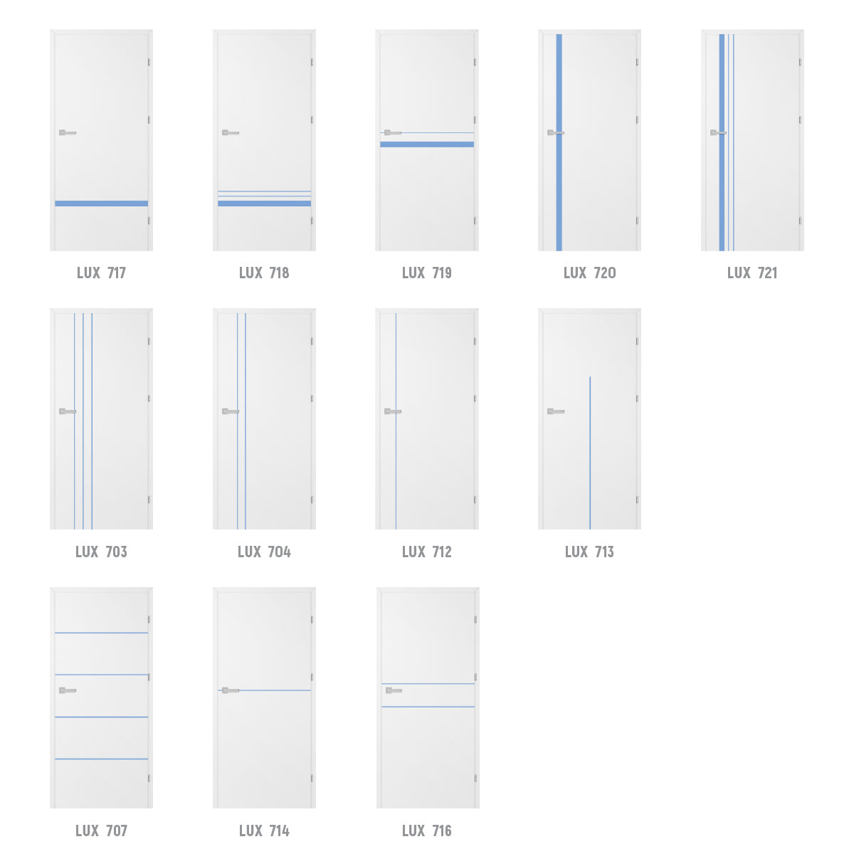 Интарзия LUX 704 - синя
