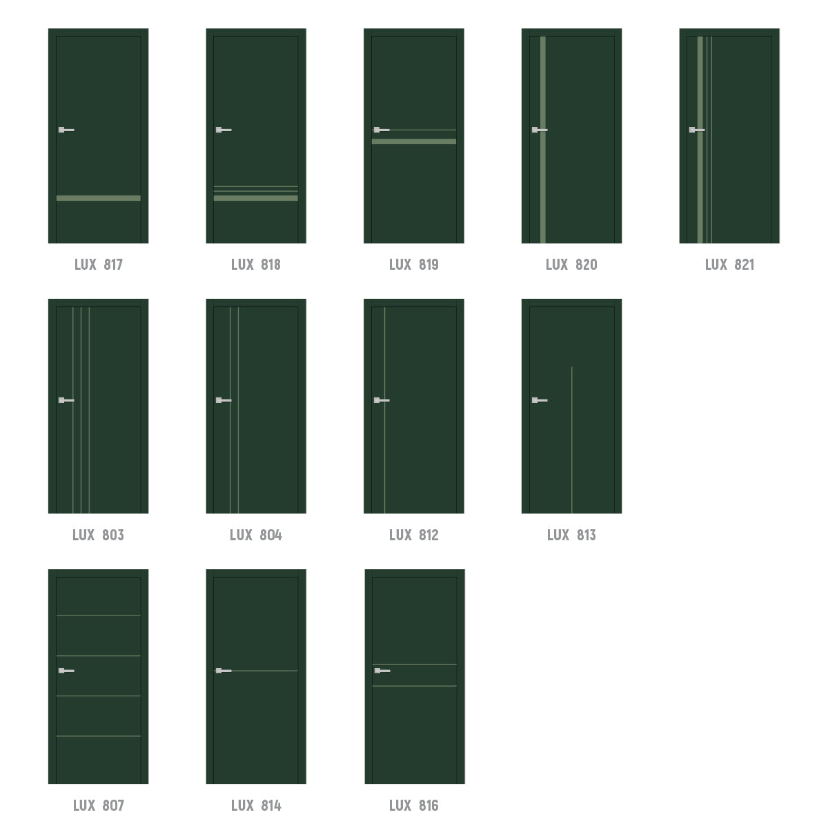 Интарзия LUX 813 - маслинена
