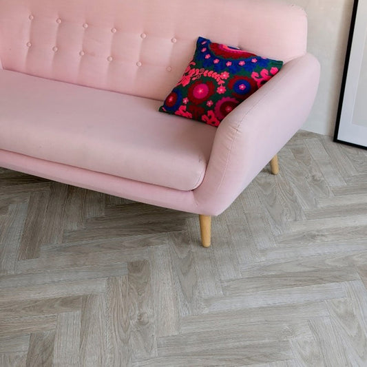Ламиниран паркет Chateau 4V Java Light Grey B7304