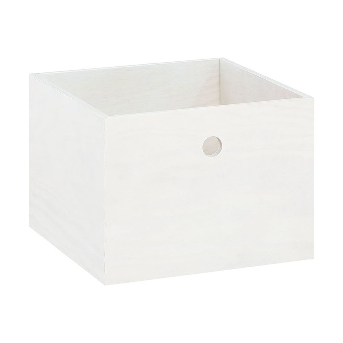 Кутия за етажерка или ТВ шкаф NEST - бяла лиственица