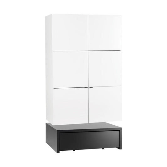 Гардероб 106 x 95 двукрилен с платформа с маса -YOUNG USERS
