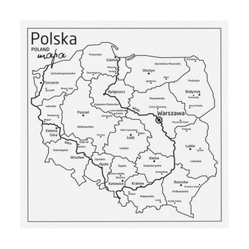 ПОЛСКА КАРТА - бял