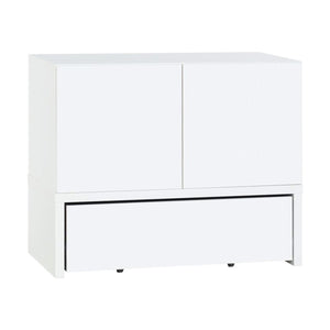 Шкаф 106 x 53 двукрилен с платформа с чекмедже-YOUNG USERS
