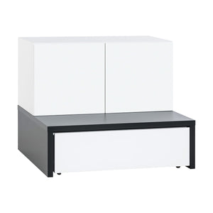Скрин 106 x 95 с чекмеджета и платформа с маса YOUNG USERS