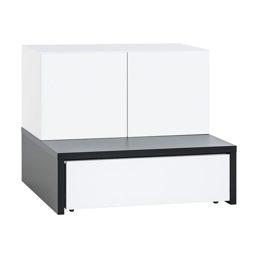 Скрин 106 x 95 с чекмеджета и платформа с маса YOUNG USERS