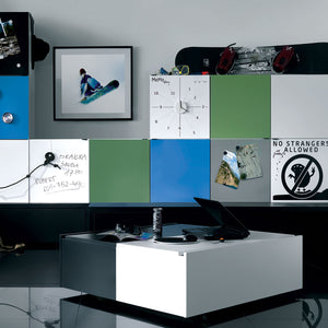 Скрин 106 x 95 с чекмеджета и платформа с маса YOUNG USERS