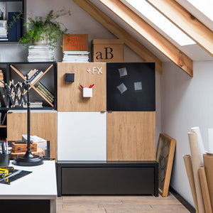 Скрин 106 x 95-широк с платформа с чекмедже-YOUNG USERS