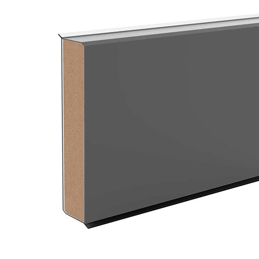 Перваз MDF, CUBU FLEX LIFE CUBU HDF - Антрацит, 80 мм на Doelken от Флор Декор