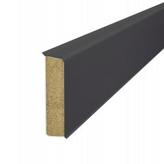 Перваз MDF, CUBU FLEX LIFE CUBU HDF - Черен, 80 мм