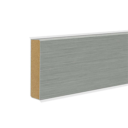 Перваз MDF, CUBU FLEX LIFE CUBU HDF - Платина, 80 мм на Doelken от Флор Декор