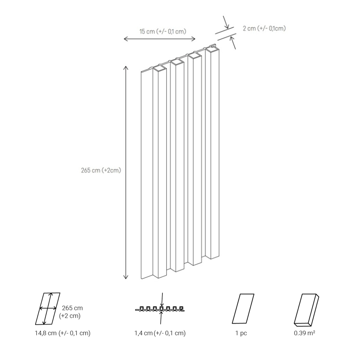MPC модулни панели M – LINEN FABRIC