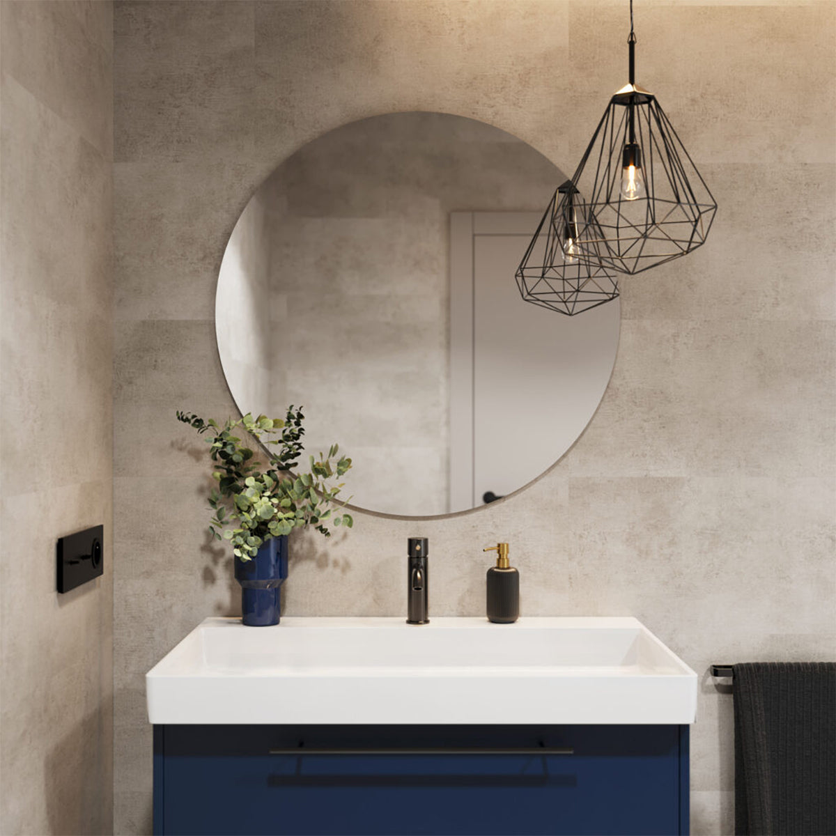 SPC СТЕННИ ПАНЕЛИ  Concrete Beige мат