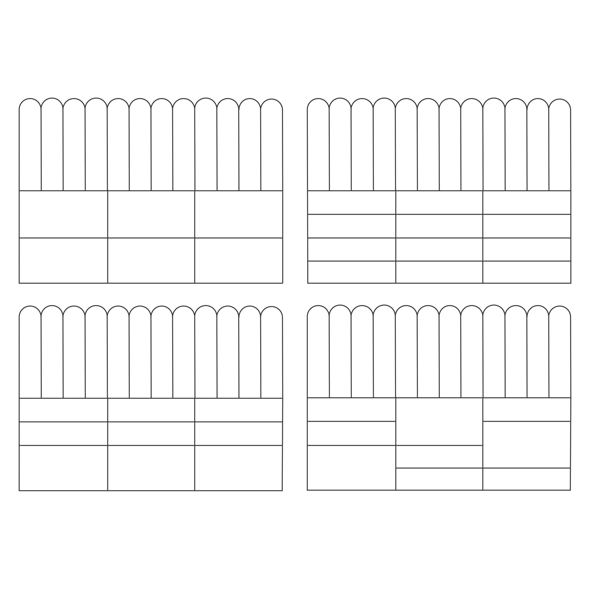 Тапициран панел Vilo REGULAR 3 30X30 GRAPHITE