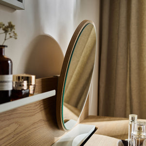 Кръгло огледало за бюро Well