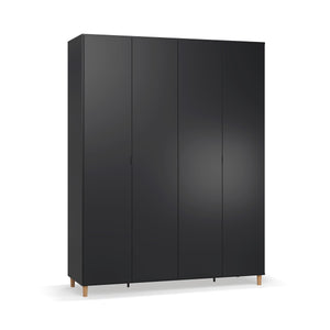 Четирикрилен гардероб Simple