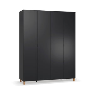 Четирикрилен гардероб Simple