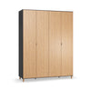 Четирикрилен гардероб Simple