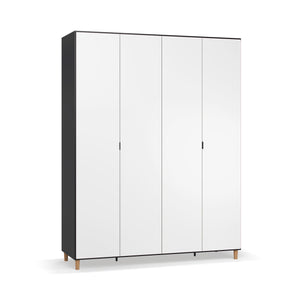 Четирикрилен гардероб Simple