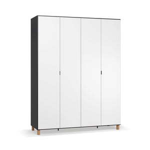 Четирикрилен гардероб Simple