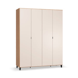 Четирикрилен гардероб Simple