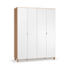 Четирикрилен гардероб Simple