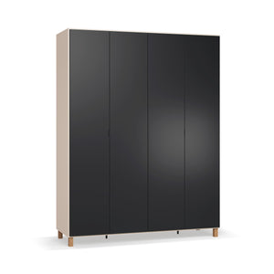 Четирикрилен гардероб Simple