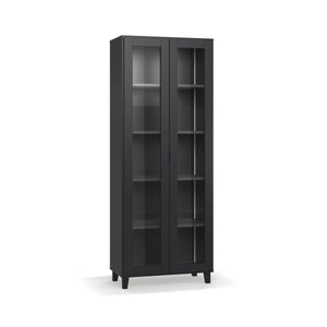 Двукрила стъклена витрина Simple