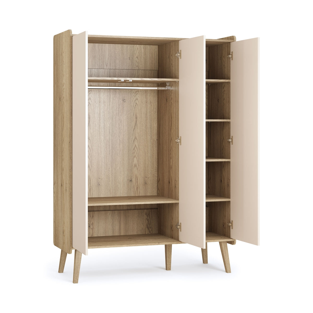 Трикрилен гардероб Vintage Fresh