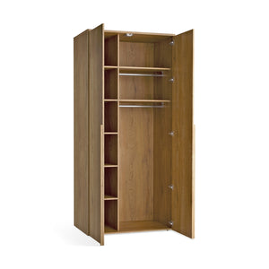 Двукрилен гардероб Well