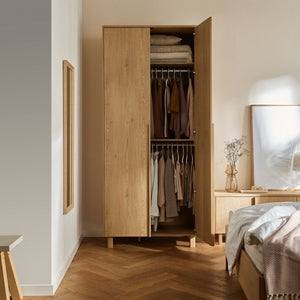 Двукрилен гардероб Well