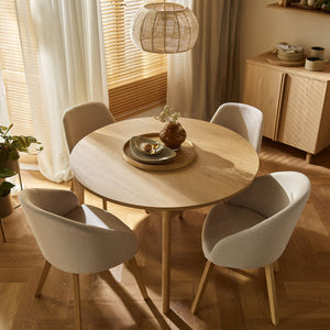 Кръгла разтегателна маса Well