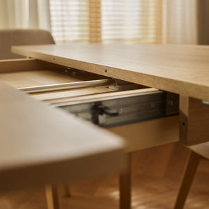 Кръгла разтегателна маса Well