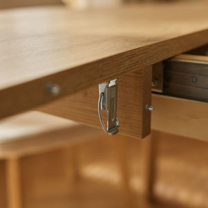 Кръгла разтегателна маса Well