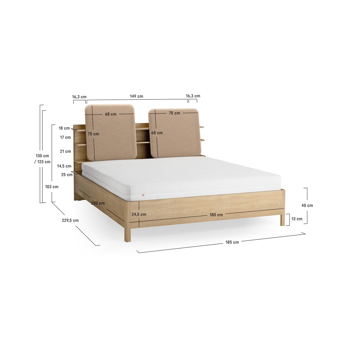 Легло с рафтове Well