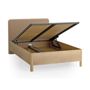 Легло с тапицирана табла Well