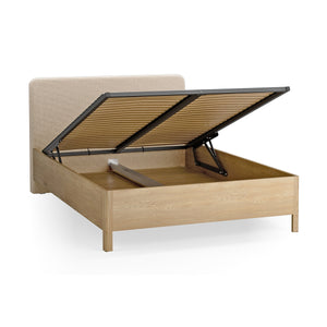 Легло с тапицирана табла Well